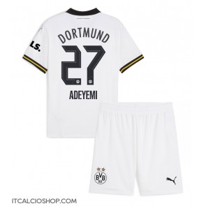 Borussia Dortmund Karim Adeyemi #27 Terza Maglia Bambino 2024-25 Manica Corta (+ Pantaloni corti)